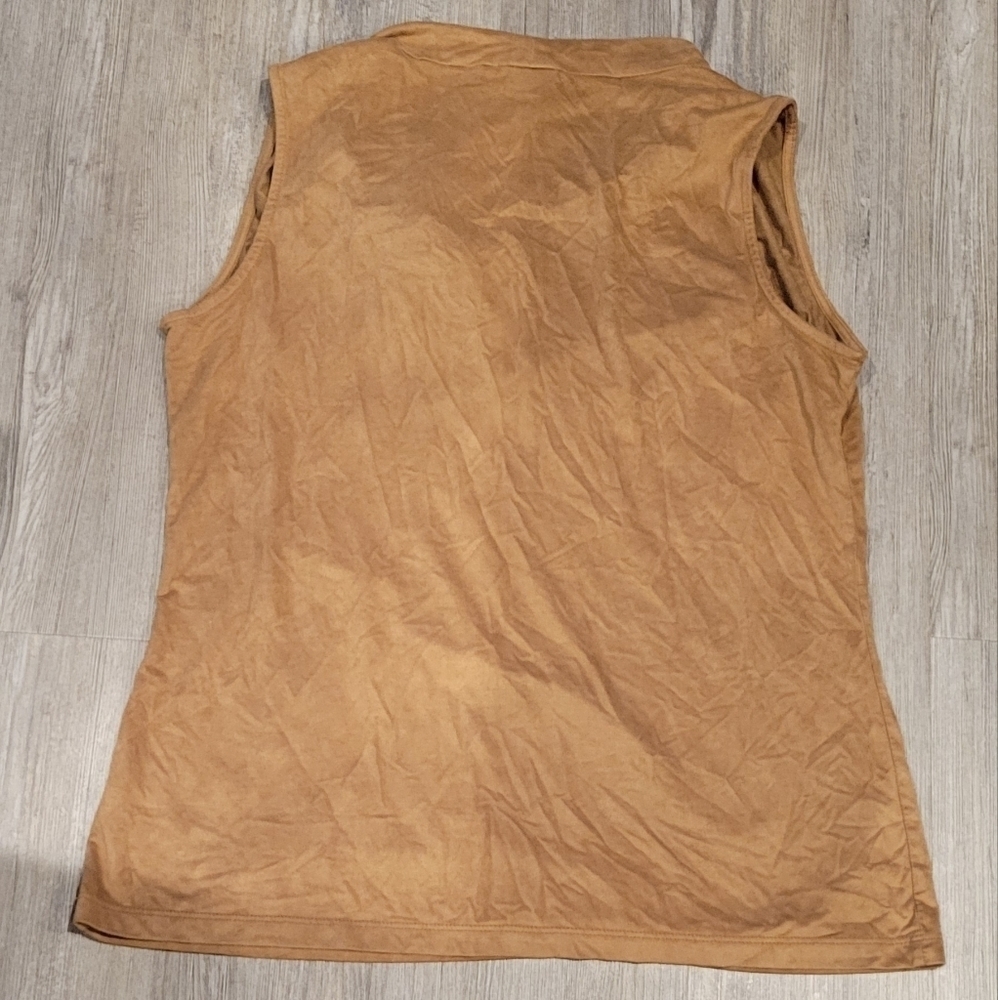 𝅺Worthington Suede Cowl Neck Top - Picture 2 of 3